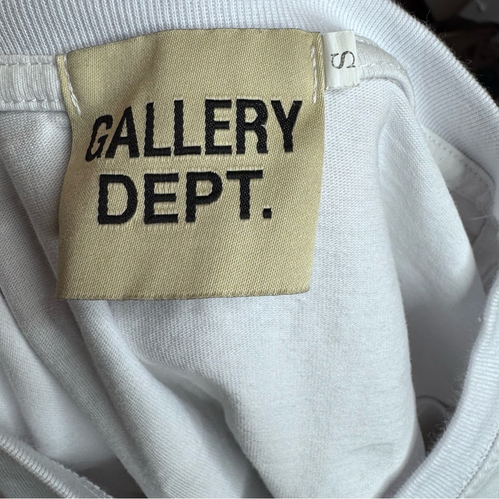 Gallery Dept White T-Shirt Size Small - Picture 4 of 4